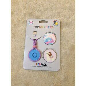 PopSockets PopChain Dual-Sided PopTop Base & Clip- Pink
